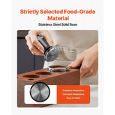 Espresso Tamper 51mm, Spring Loaded Coffee Tamper, 30 lbs Tamper Tool Espresso, Stainless Tamper with Non-Slip Grip
